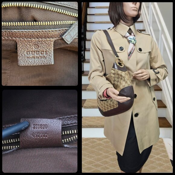 Gucci Monogram Canvas Hobo Bag - Picture 3 of 17